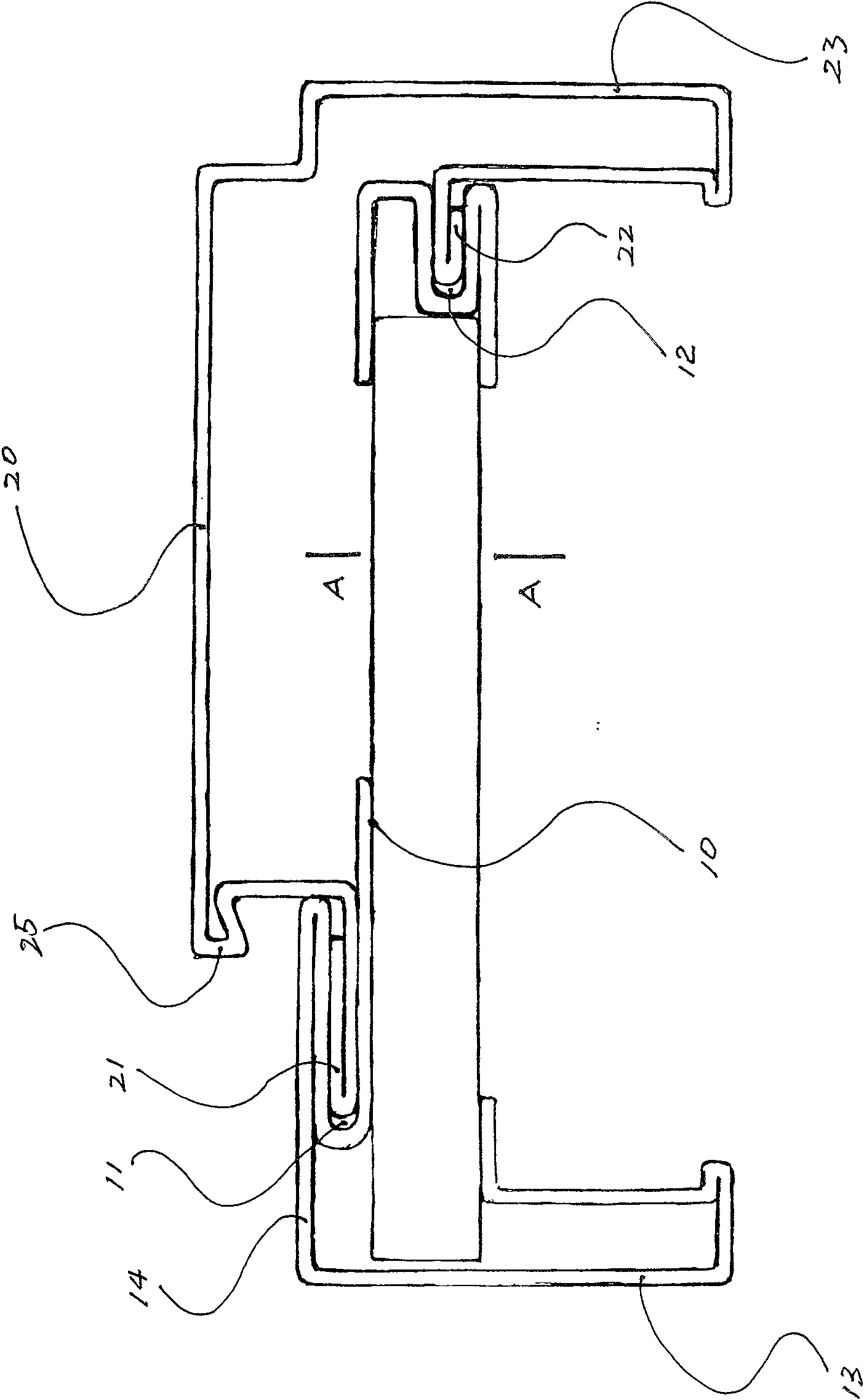 Combined steel door frame and its mounting method