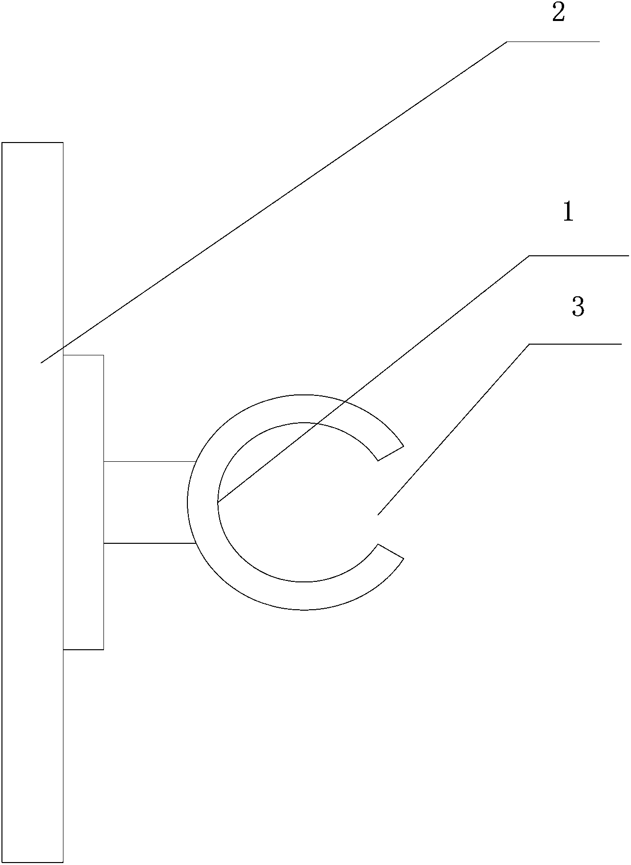 Guardrail column with article insertion function
