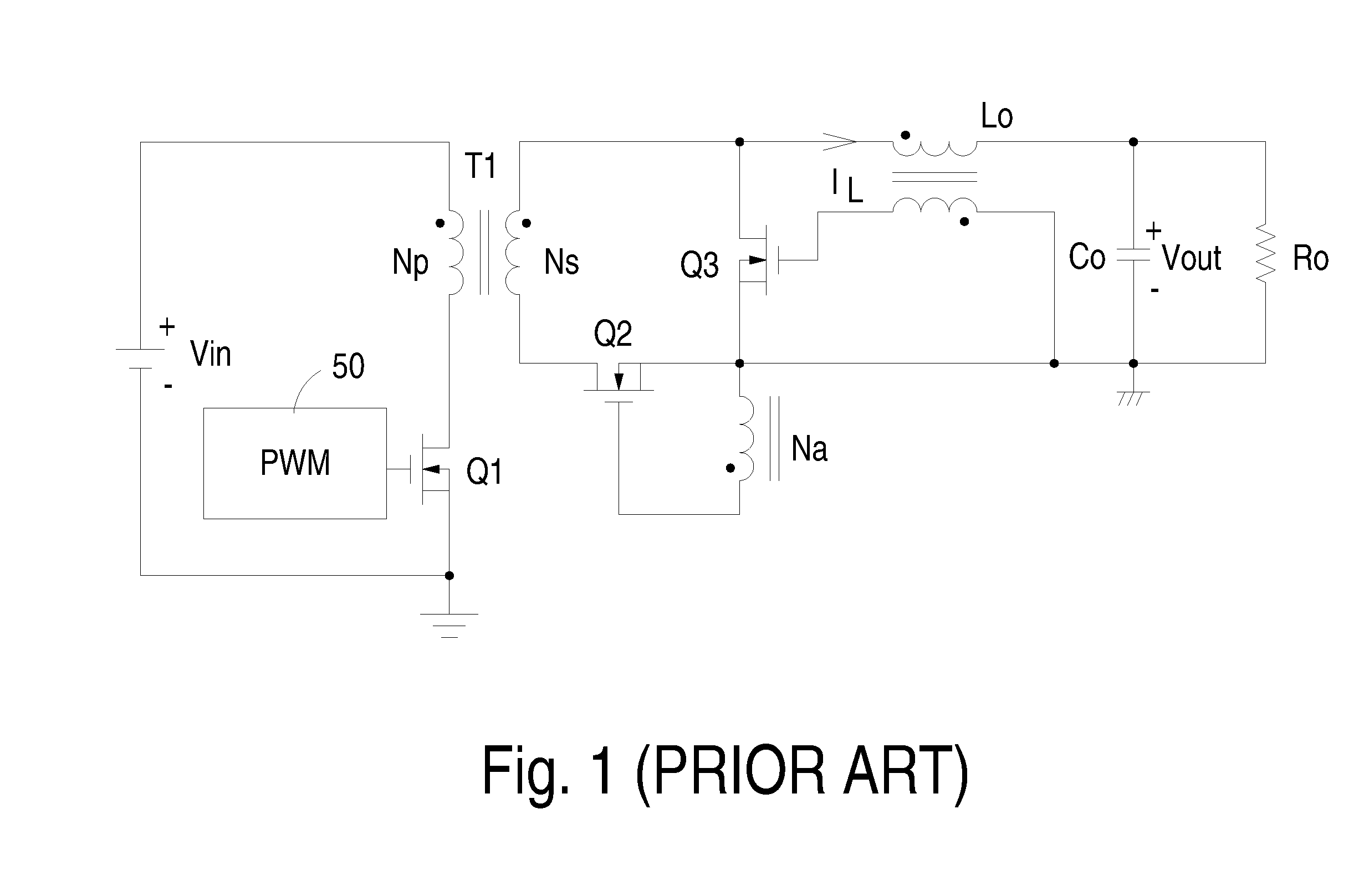 Synchronous rectifier forward converter with reverse current suppressor