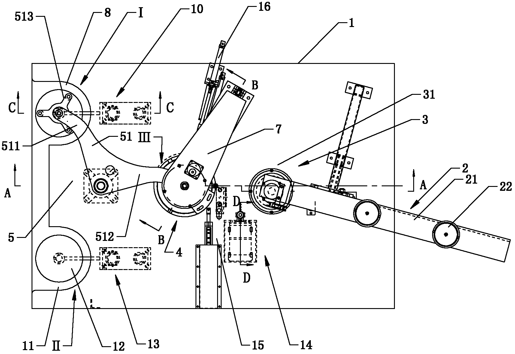 Winding-up technology for fishing net loom spindle disk winding-up machine