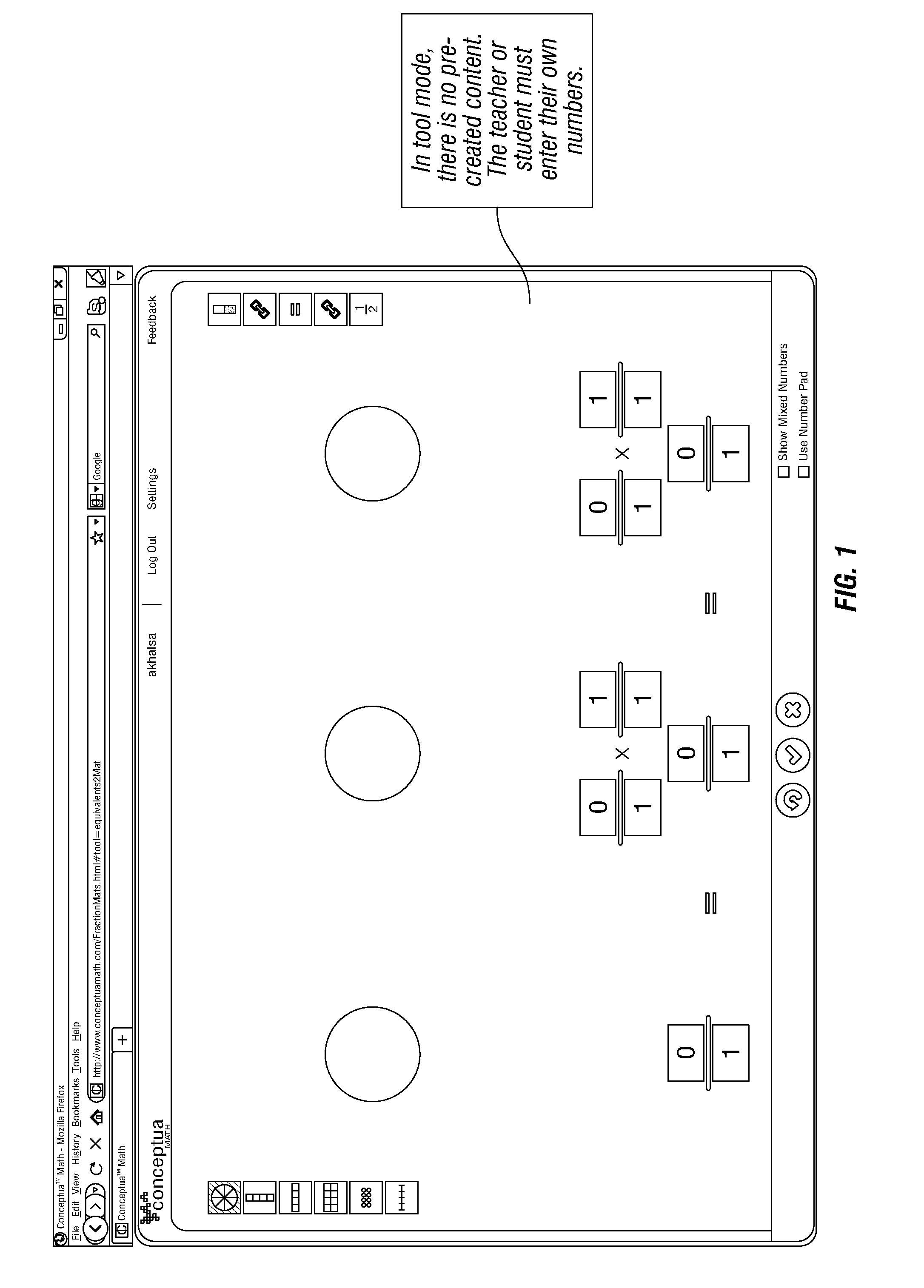 Apparatus and method for tools for mathematics instruction