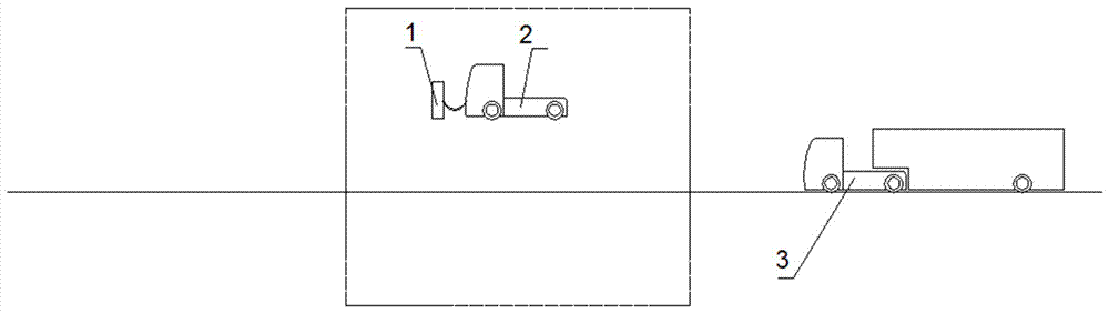 Transportation method for electric traction semitrailer