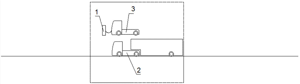 Transportation method for electric traction semitrailer