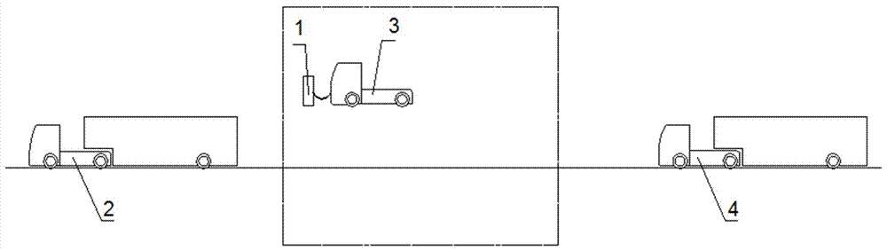 Transportation method for electric traction semitrailer