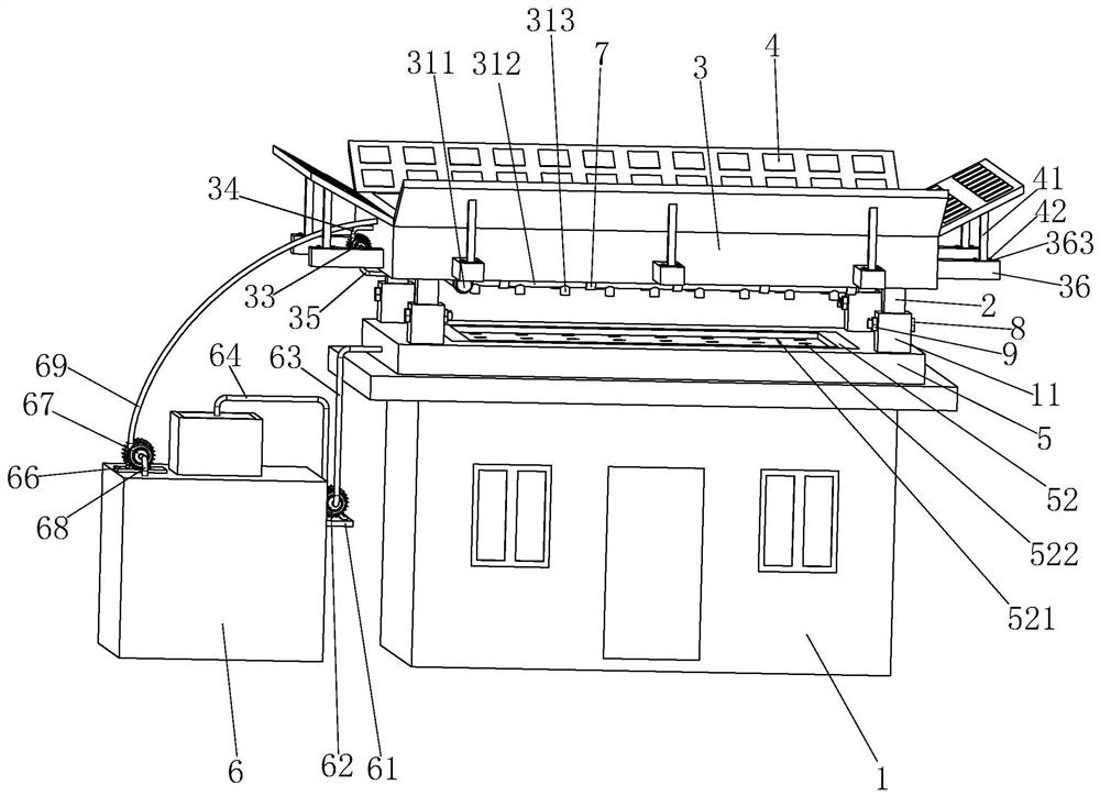 Green energy-saving fabricated building and construction method