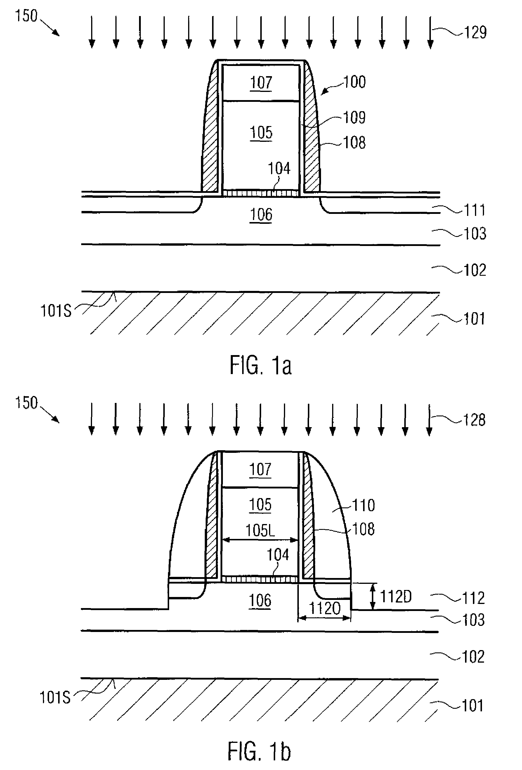 Technique for providing stress sources in transistors in close proximity to a channel region by recessing drain and source regions