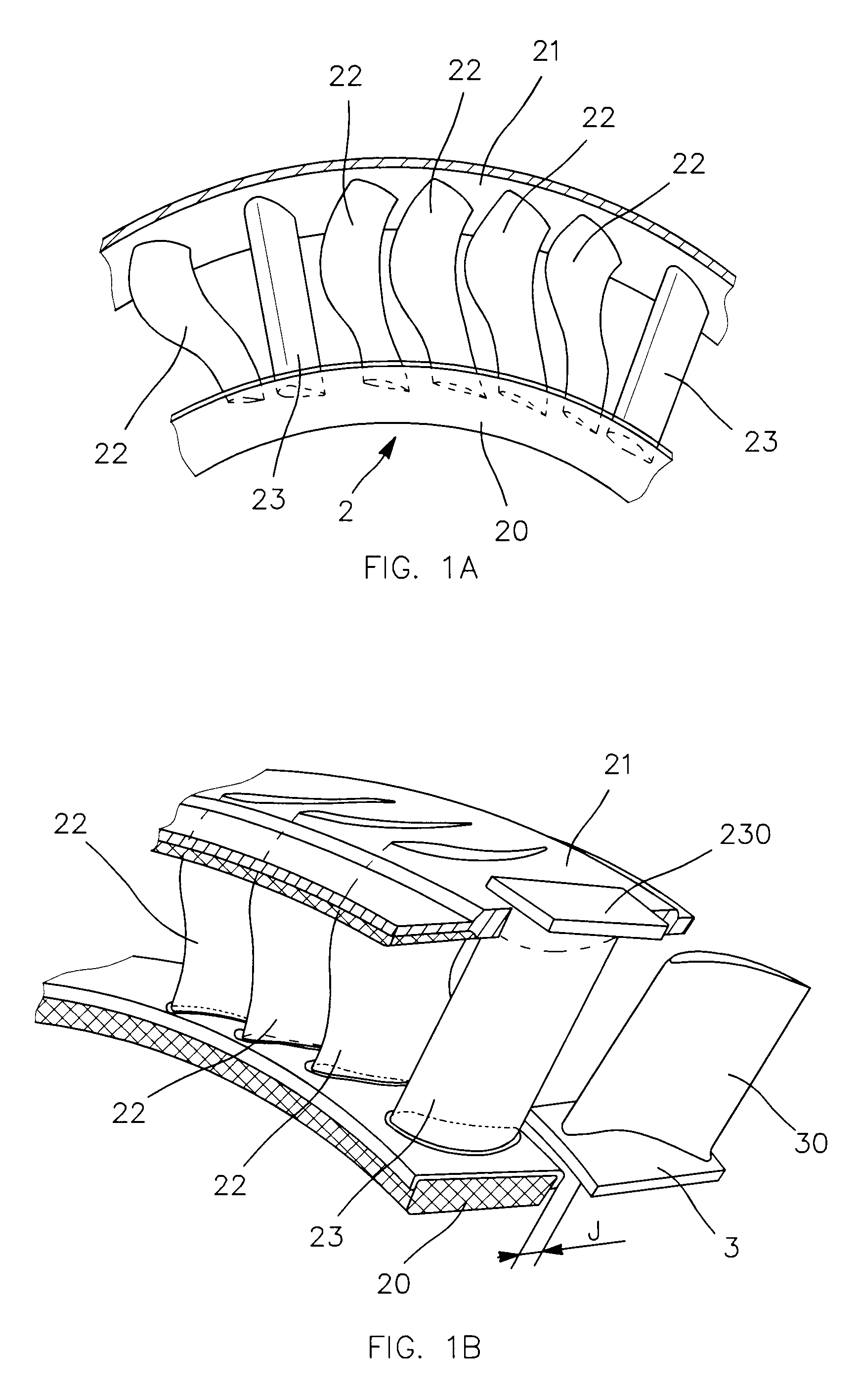 Device for stiffening the stator of a turbomachine and application to aircraft engines