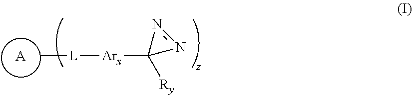 Diazirine compounds and compositions derived therefrom