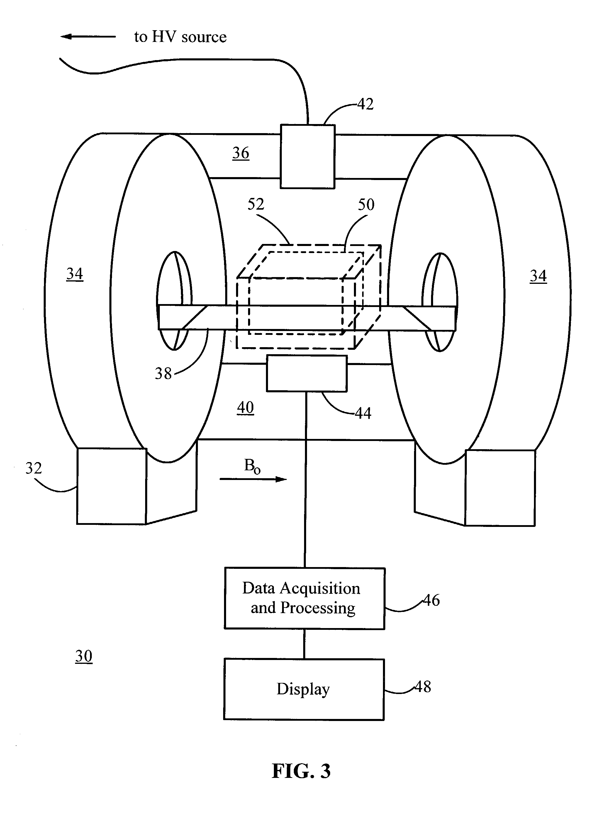 Maintaining the alignment of electric and magnetic fields in an x-ray tube operated in a magnetic field