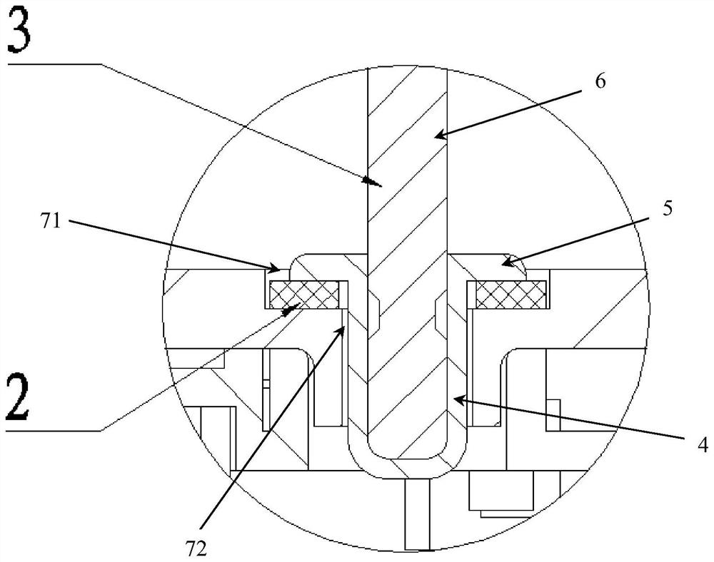 Rivet-pulling sealing method for lithium battery liquid injection seal