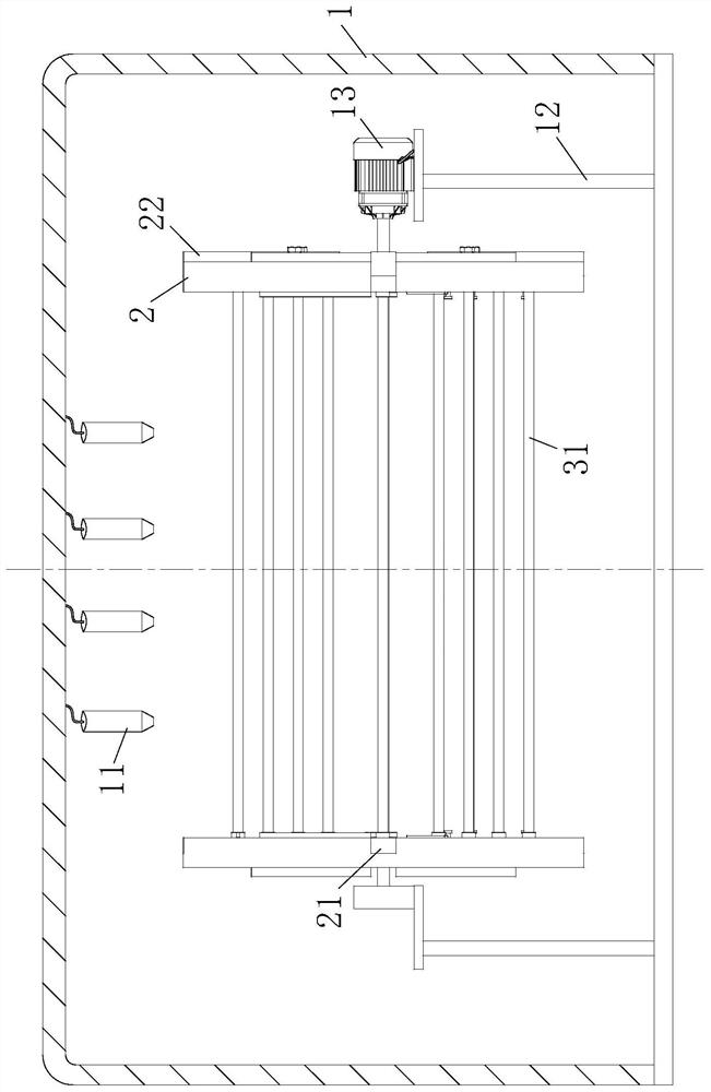 Pneumatic numerical control shot blasting machine