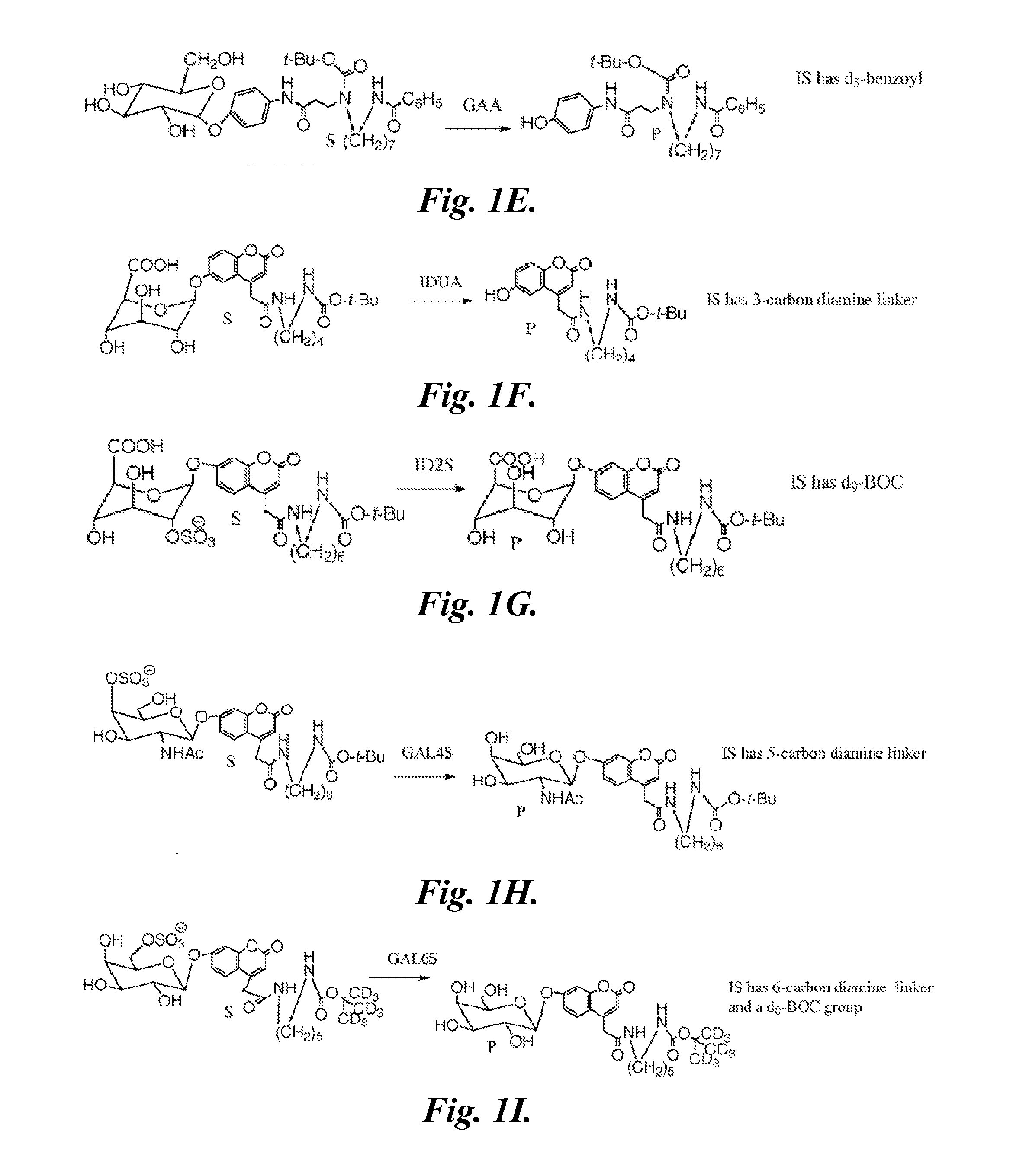 Lysosomal enzyme assay methods and compositions