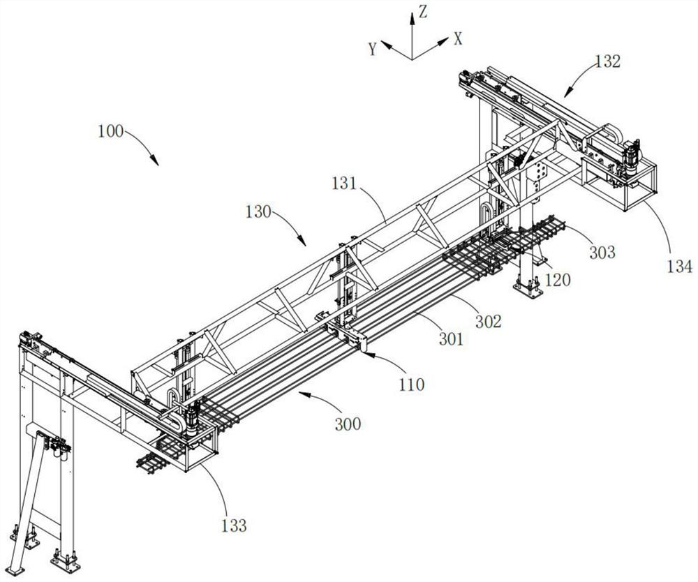 Rebar cage lifting device and reinforcement cage handling equipment