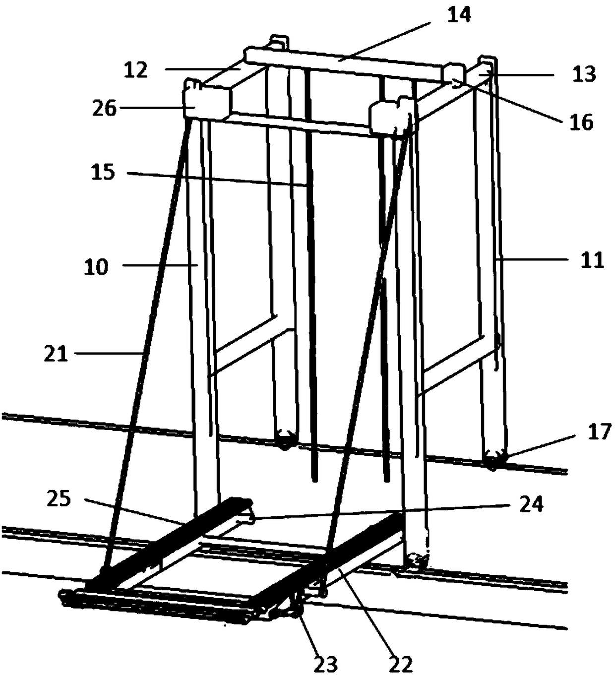 A New Type of Large Cylindrical Workpiece Transportation Device