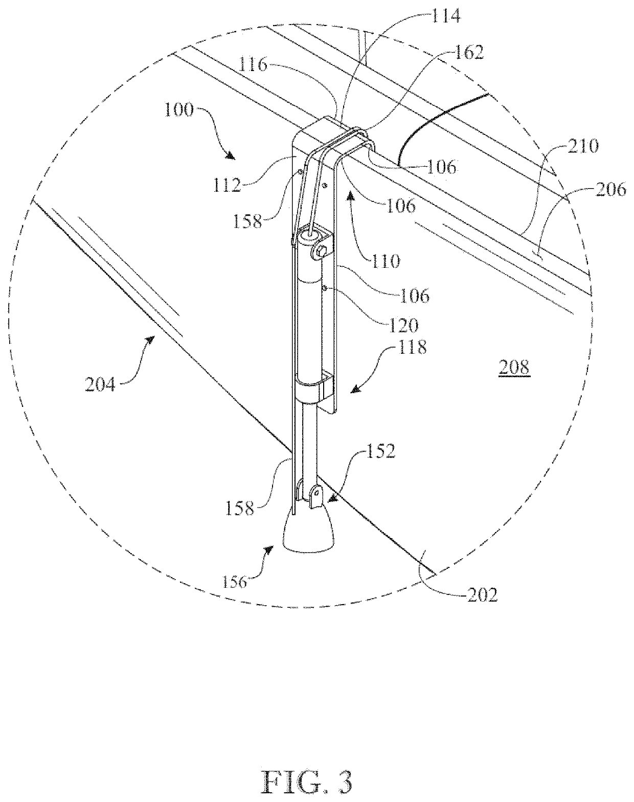 Fish finding device mount