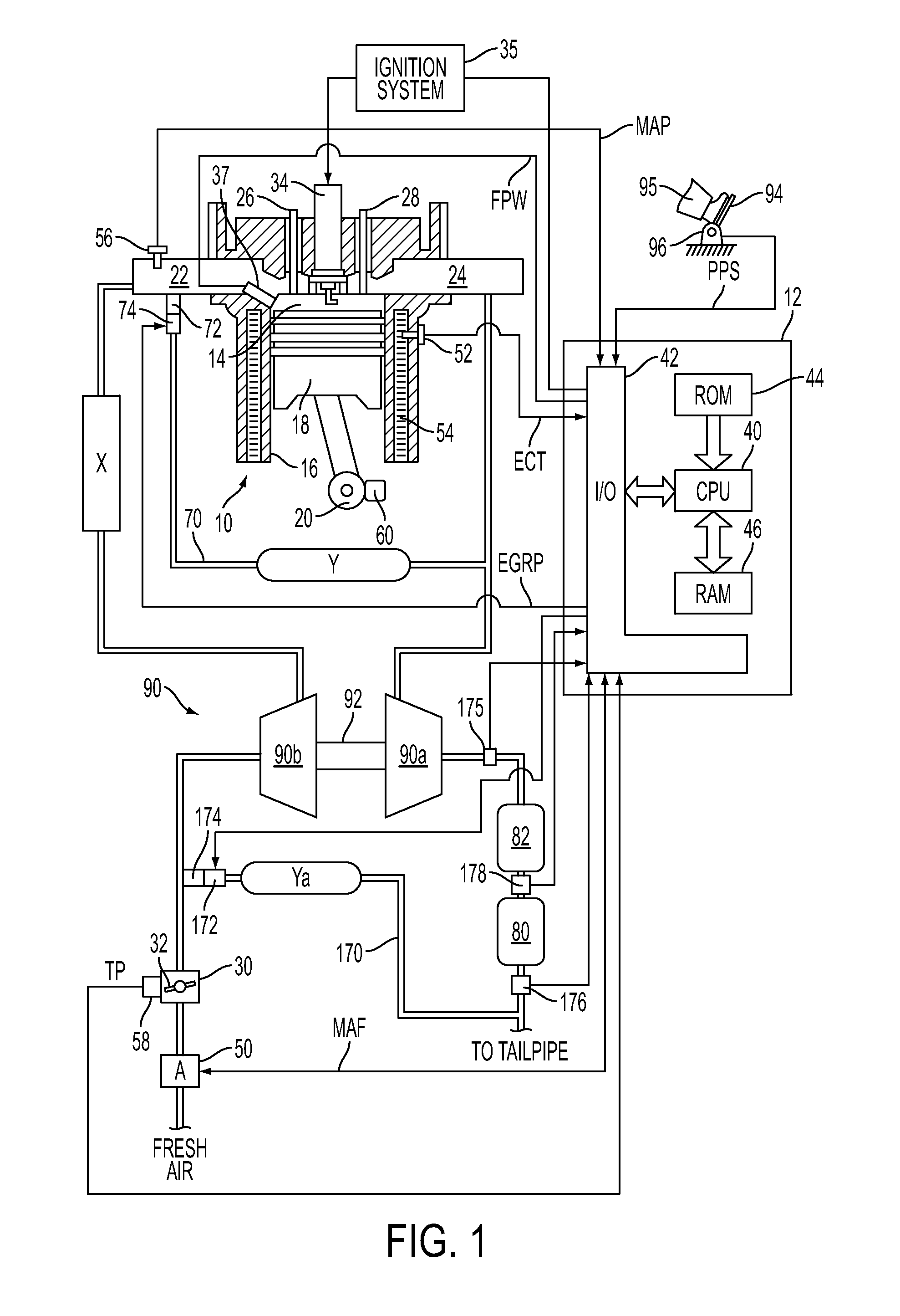 Fuel control for spark ignited engine having a particulate filter system