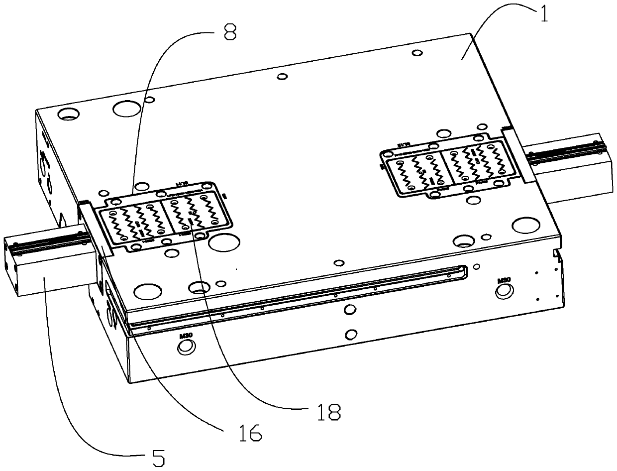 Oil cylinder anti-returning mechanism of door handle injection mold