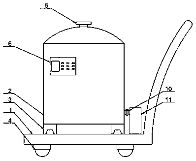 High-stability metal pressure vessel tank