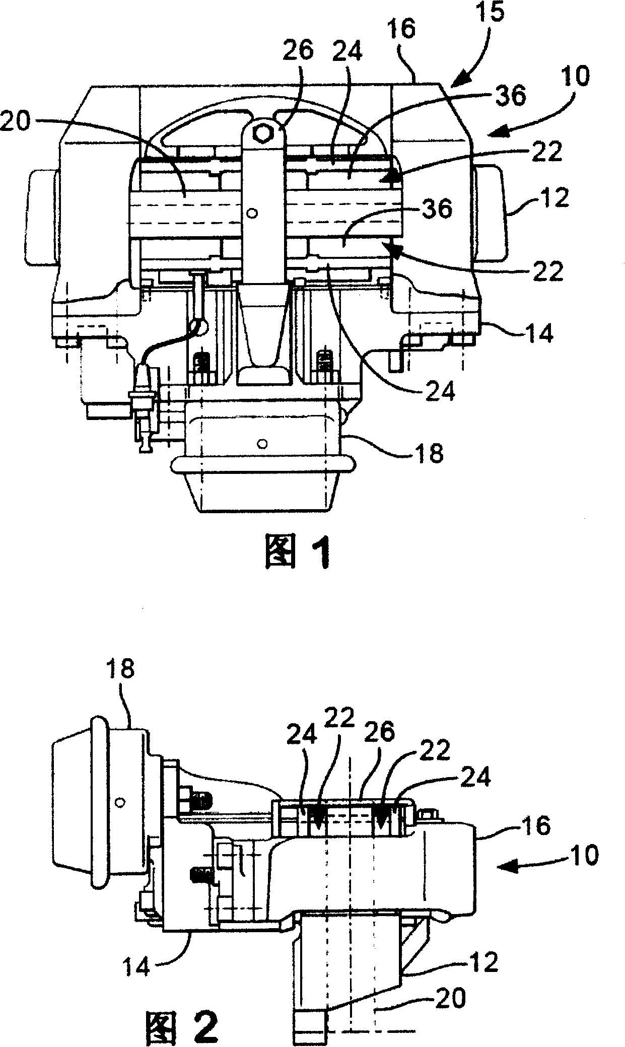 Rear plate assembly of disc brake block, disc braker and vehicle