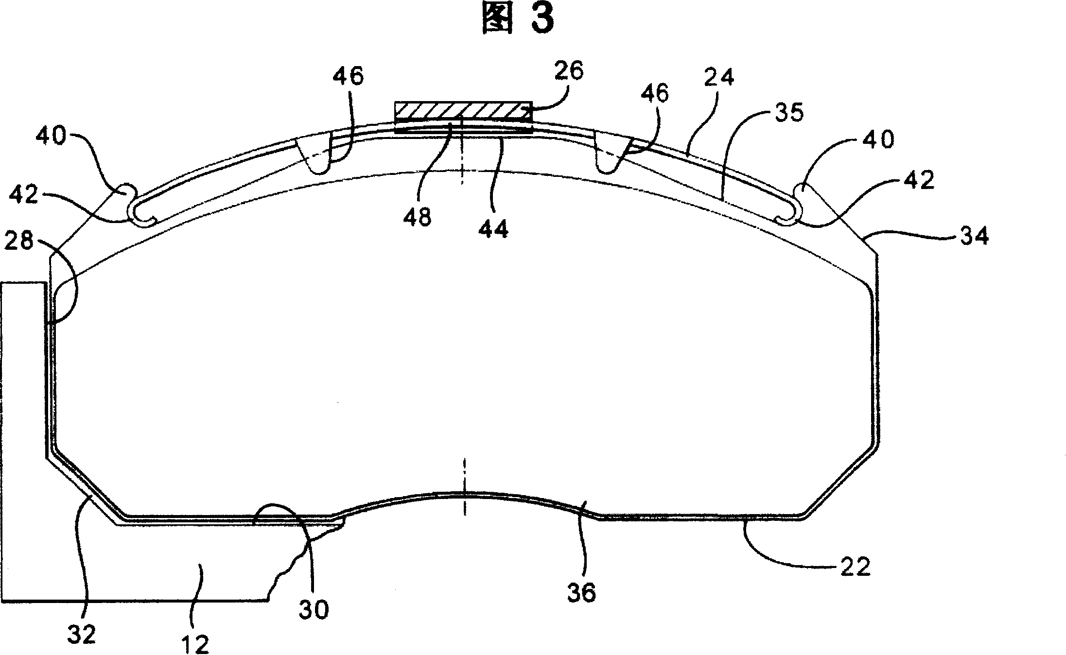 Rear plate assembly of disc brake block, disc braker and vehicle