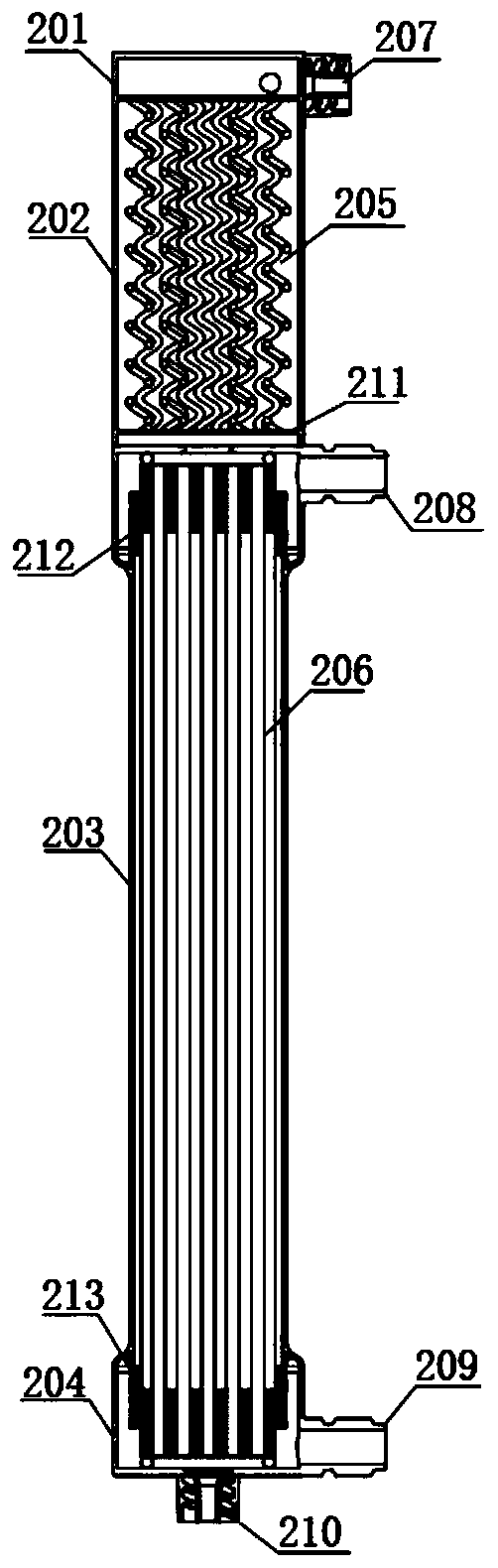 Adsorption type hemodialyzer