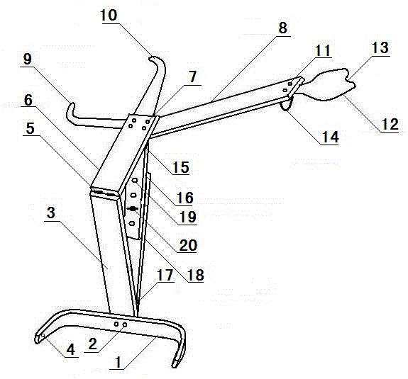Adjustable multifunctional abduction traction support