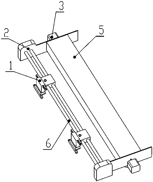 Packaging box feeding hole guide device