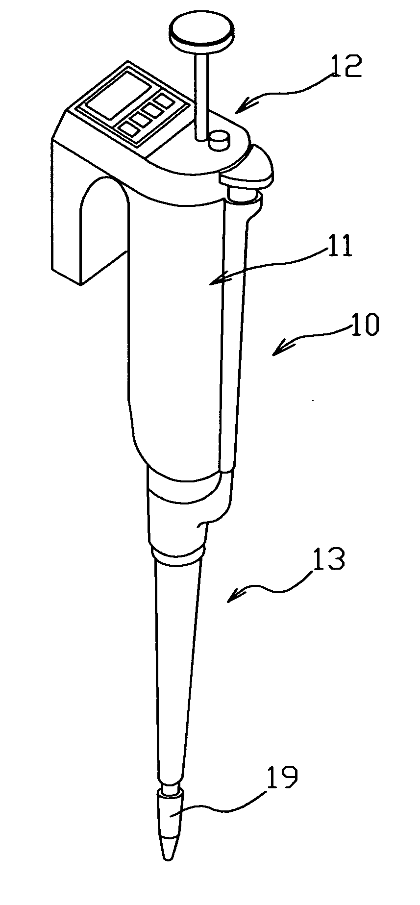Micro pipette sensing device
