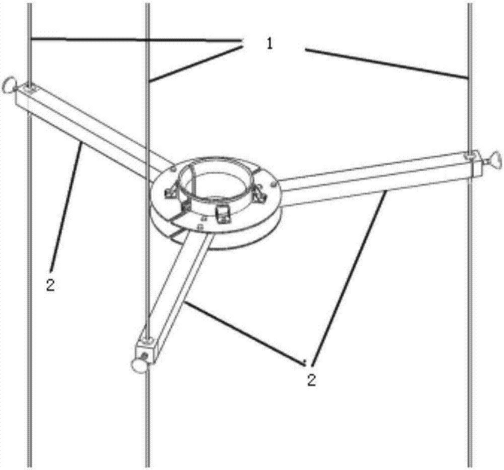 Adjustable wind turbine generator cable protection device