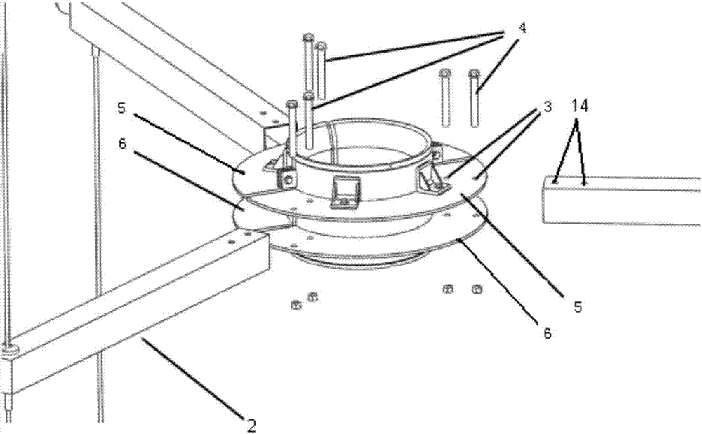 Adjustable wind turbine generator cable protection device