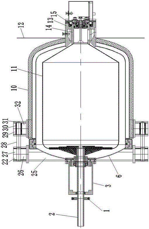 Guiding and supporting device for quick open door of cleaning machine