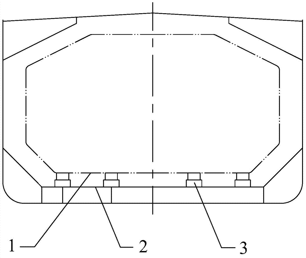 Independent liquid tank supporting structure