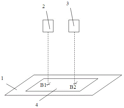 Double-camera machine vision positioning method of surface mounted component