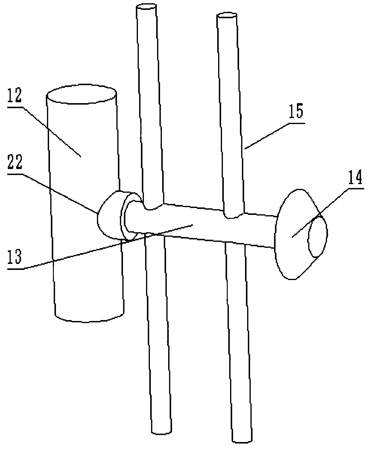 Chemical industry fermentation device capable of performing uniform stirring