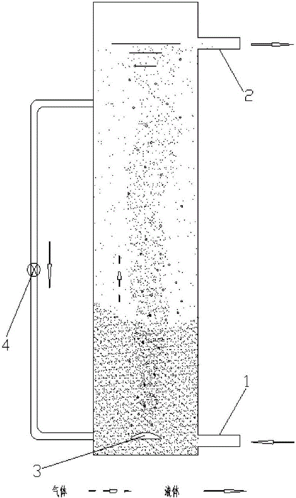 Method for operating sewage treatment fluidized bed