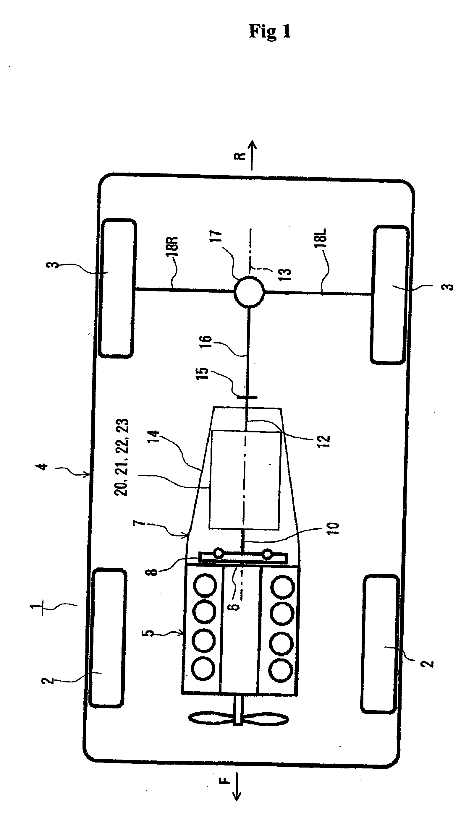 Hybrid driving unit and vehicle carrying the same