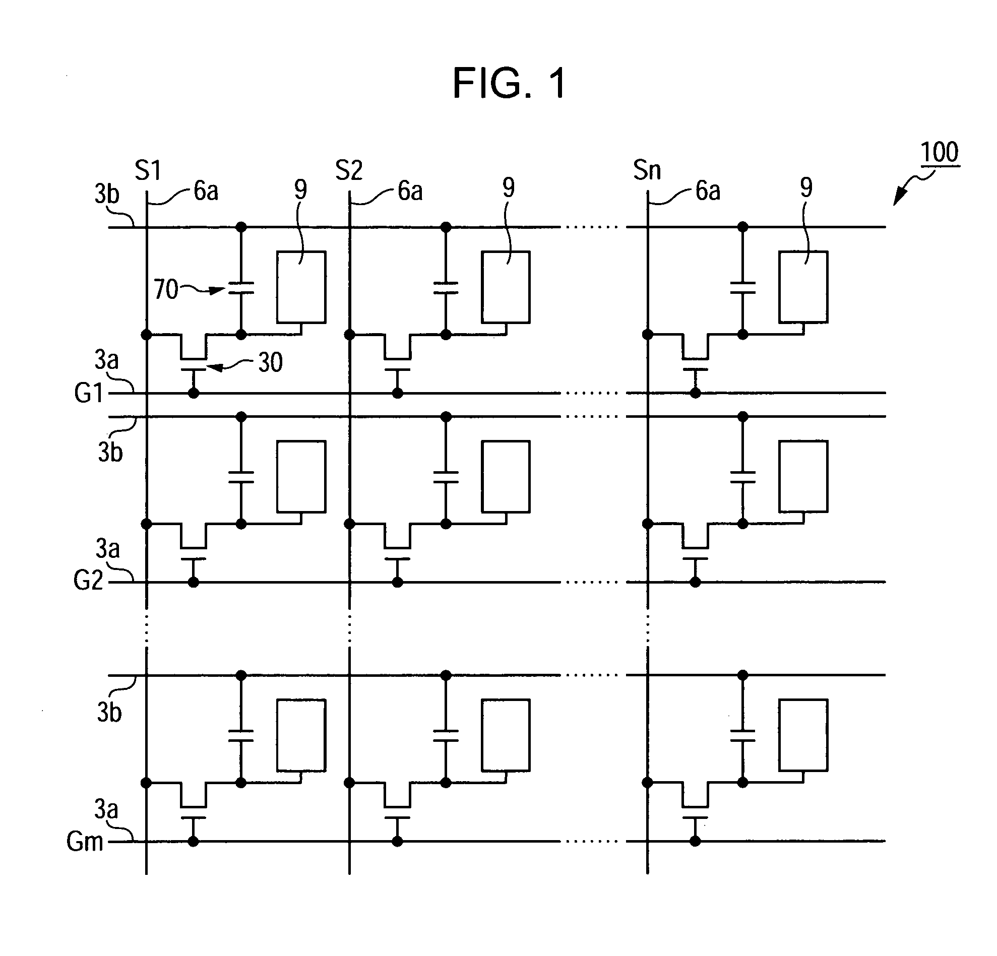 Liquid crystal display device with plurality of interconnected island shaped pixel portions forming pixel electrodes where scanning line overlaps an interconnected portion