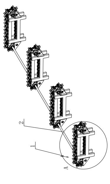 Conveying chain device