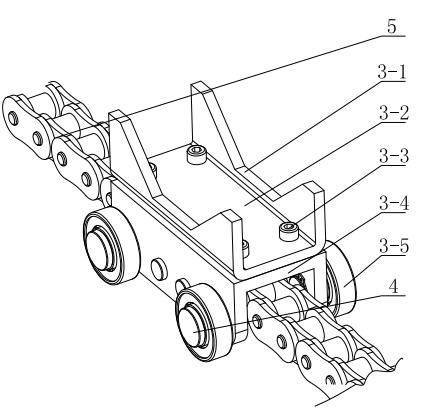Conveying chain device