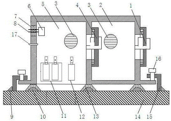 Application method for cutting hole in airtight chamber of upturned ship