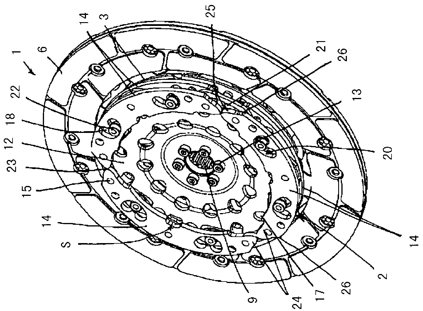 Centrifugal force pendulum and clutch disc having the same