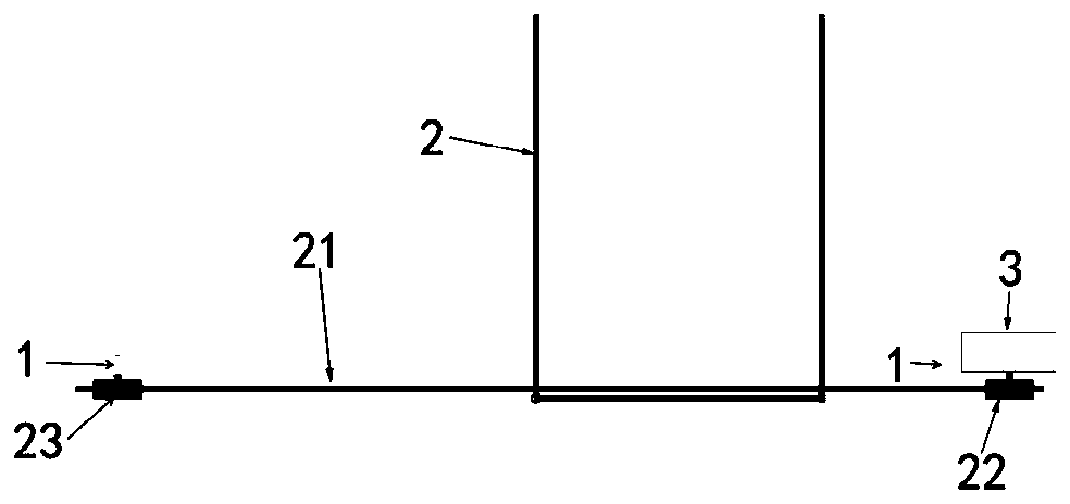 Transverse tray pushing device for rice transplanter and automatic seedling feeding system