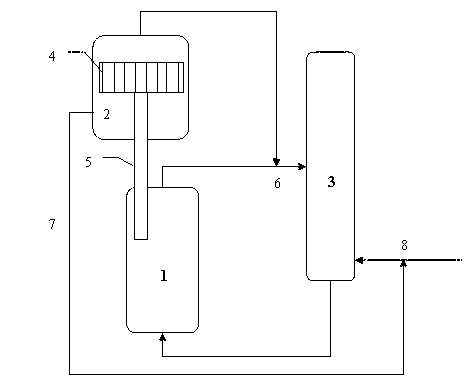 Method and apparatus for mechanical defoaming of coking tower