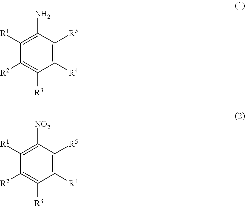 Method for producing nitrobenzene compound