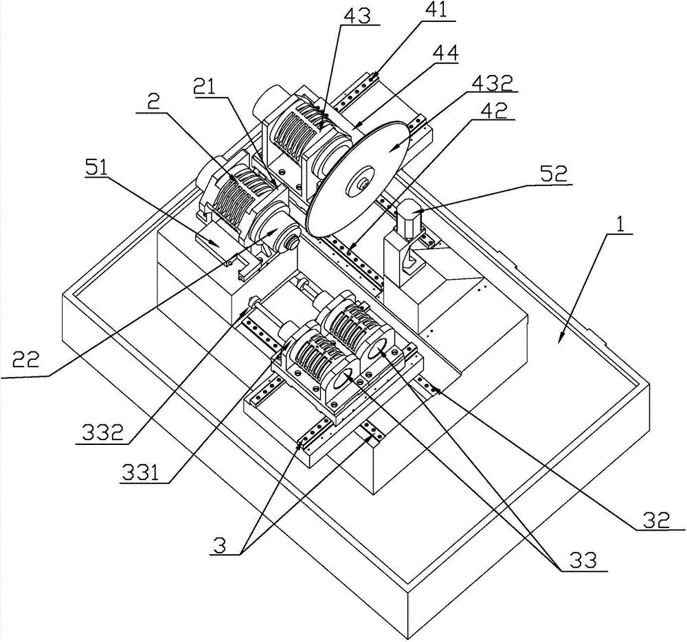 Bearing ring composite grinding device
