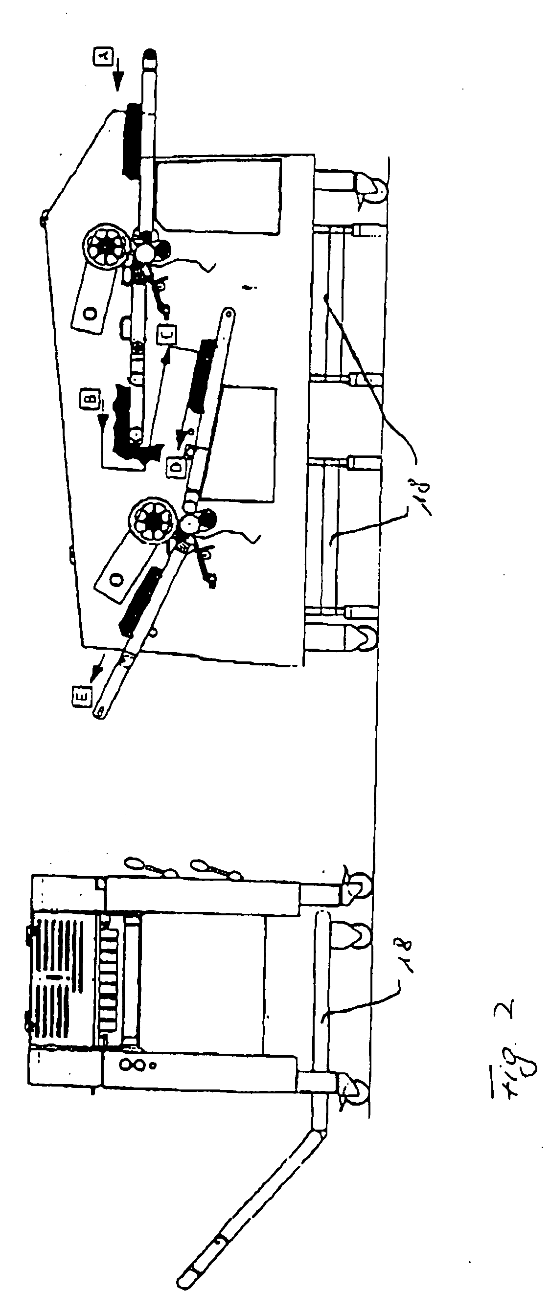 Device for de-rinding and skinning a product to be treated