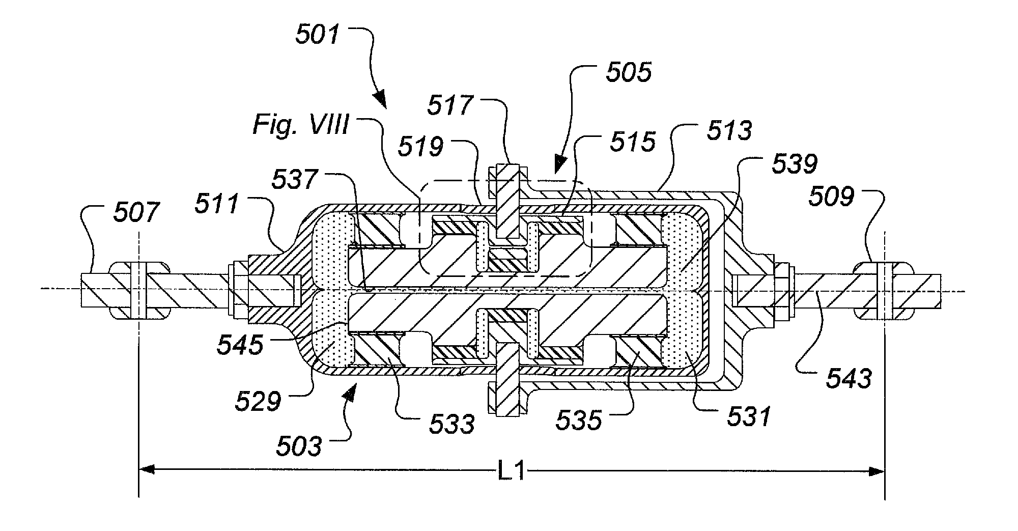 Dual Frequency Damper for an Aircraft