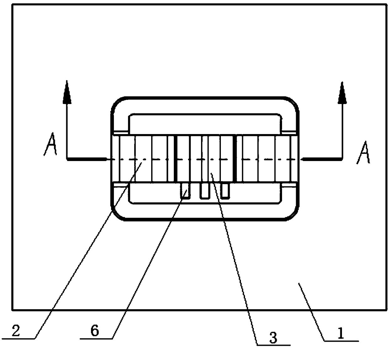 Installation structure capable of being repeatedly demounted
