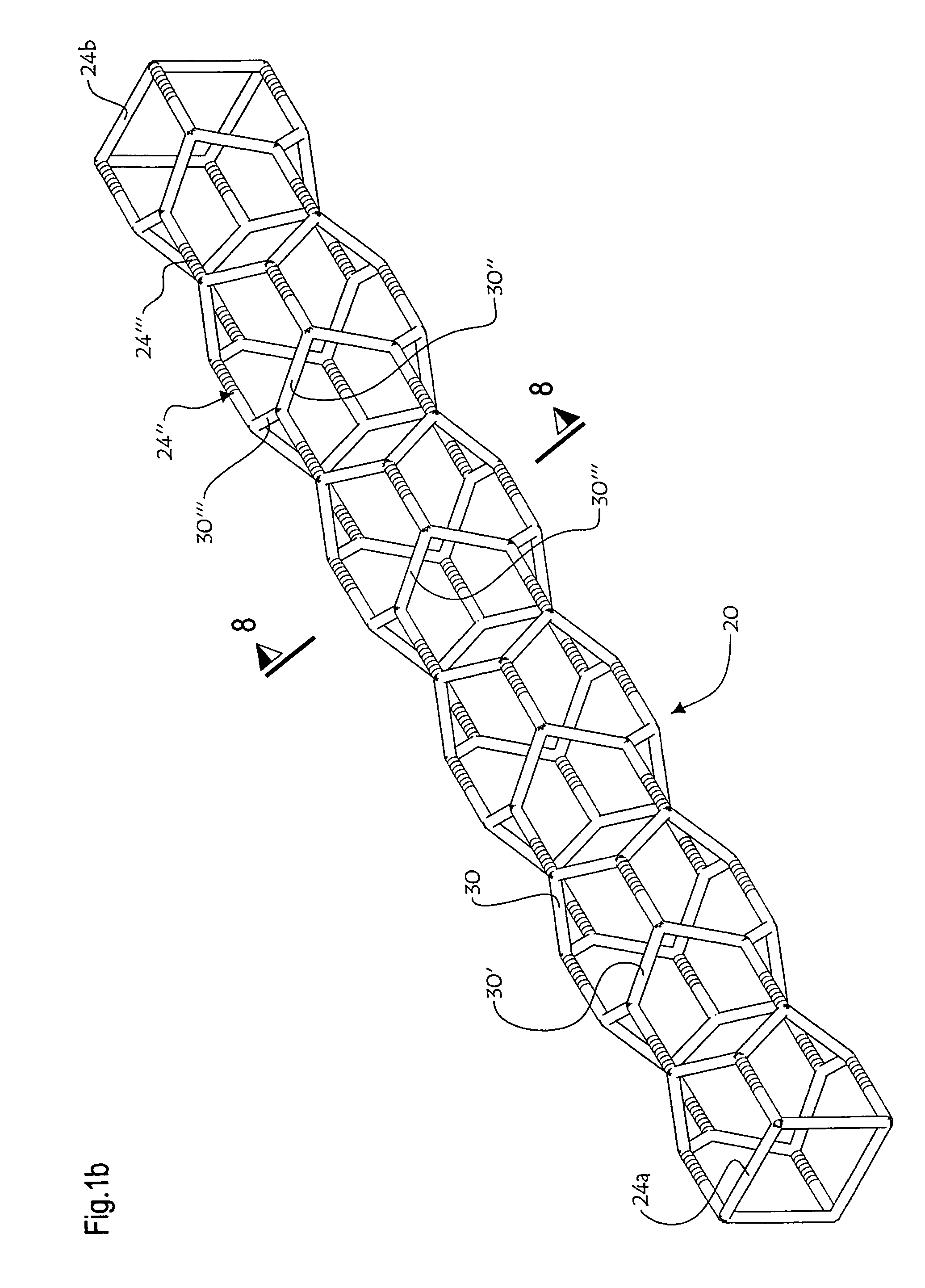 Magnetically induced radial expansion vascular stent