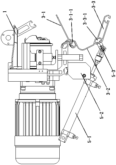 Cable collecting device